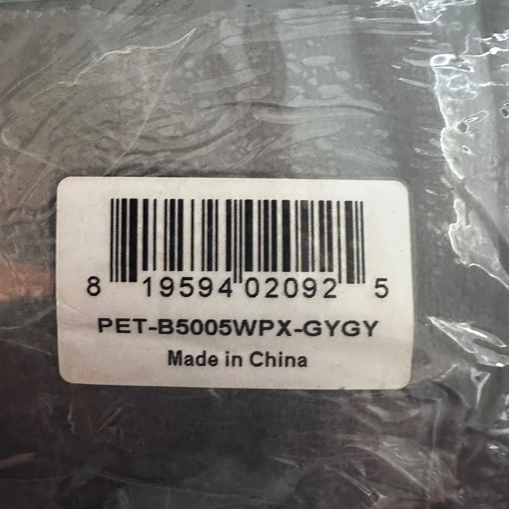 PetAmi Waterproof Dog Blanket Large 60x40 Reversible Sherpa Fleece Grey